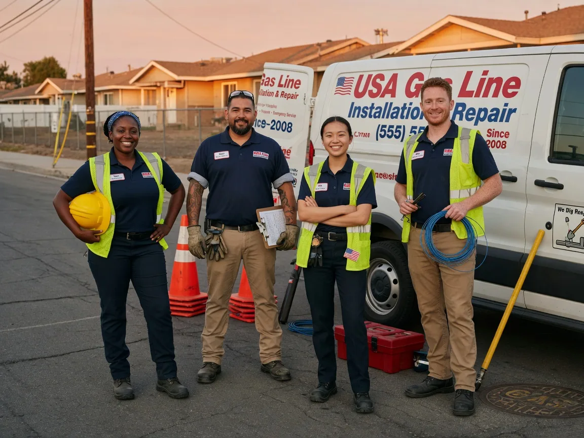 Gas Line Installation company in Onaka, SD